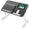 Nearpow Laptop-Betttablett (größere Größe), verstellbarer Laptop-Bettständer, tragbarer Stehtisch mit klappbaren Beinen, faltbarer Knietablet-Tisch für Sofa, Couch, Boden, große Größe