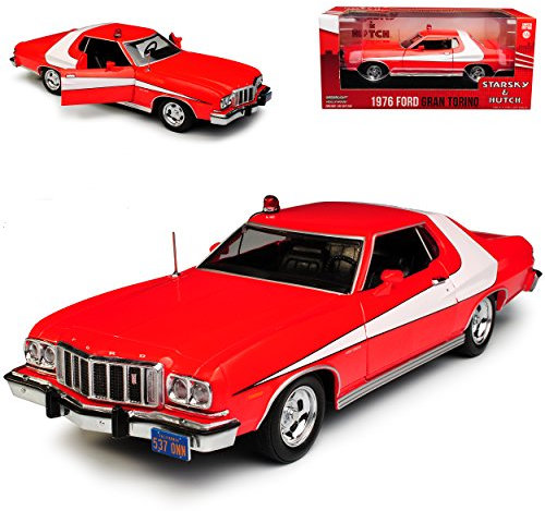 Greenlight Ford Gran Torino Starsky und Hutch Rot 1976 1/24 Modell Auto