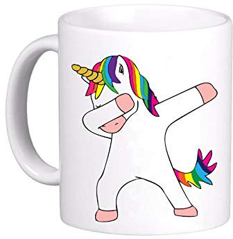 le herisson Tazza Mug Unicorno Dab Style Cartoon - Bambino Simpatica Divertente Regalo