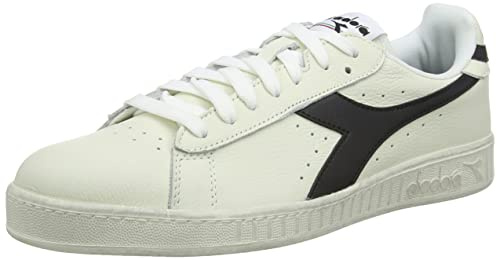 Diadora Unisex - Adulto Sneaker, White Black, 46 EU