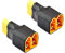LINSYRC 2 Stück XT60 Parallel Stecker 1-Buchse auf 2-Männlich Adapter für RC Lipo Akku (1-Buchse auf 2-Männlich)