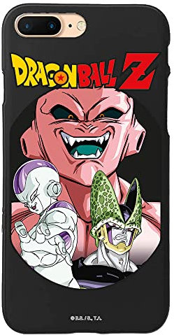 Personalaizer iPhone 7 Plus - 8 Plus Case Black with a Dragon Ball Z Freeza Cell and Buu Design