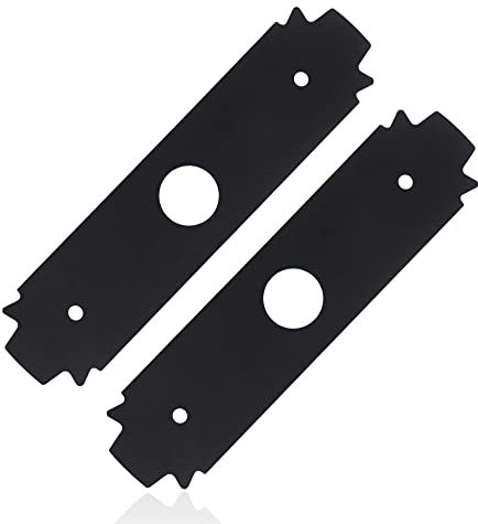 AMTHKNO AC04215 Reversible Heavy Duty Kantenmesser aus gehärtetem Stahl – für Ersatz Ryobi 8 Zoll Kantenmesser, passend für Edgers Modelle UT50500, UT15518, RY15518, RYEDG11, P2310 und P2300B. . (2)