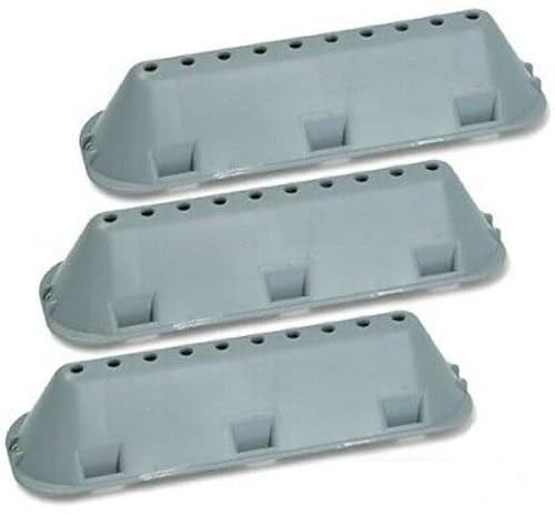 BSSTORE Trascinatore Cestello Lavatrice Compatibile C00065463 (Set da 3 Unità)