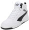 PUMA Unisex Rebound V6 Baskets, Puma White Puma Black, 40 EU
