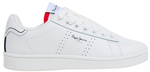 Pepe Jeans Player Basic B - Zapatillas para niño, color blanco (blanco), 6