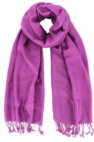 Pashmina Schals für Frauen-Winter Warm Lila Rave Pashmina Schals und Tücher für Abend formale Kleider (DE-Style 1-Lila)