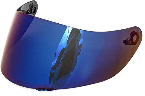 Helmvisier, Motorrad Vollbild-Objektiv passt AGV K1/K5, passt jk-902/316, passt GXT902(Blau und Bunt)