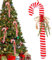 Christbaum-Ornamente aus Zuckerrohren, Weihnachtsbaumschmuck aus Zuckerstangen | Weihnachtsbaumschmuck | Weihnachts-Zuckerstangen-Ornamente für die Dekoration