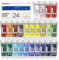 MEEDEN Heavy Body Acrylfarben Set: Matt Acrylic Paint mit 24 x 60 ml für Leinwand Holz Bemalen - Grundfarbe Acryl Set mit intensiver Pigmentierung für Anfänger Künstler Kinder Student Erwachsene