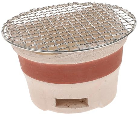 Happyyami Holzkohlegrillofen Mit Rauchabzug Für Outdoor Bbq Camping Grillofen Kochgerät Für Garten Grillen Im Freien