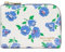 kate spade new york Devin Springtime Blooms Geldbörse aus geprägtem Saffiano-Leder, klein, kompakt, cremefarben, Cremefarben