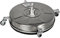 Lavasuperfici Professionale in Acciaio Per Idropulitrice Ad Alta Pressione Lavapavimenti (Acciaio inox 450 mm)