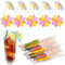 50 Piezas Paraguas de Cóctel, Mini Sombrillas de Cóctel, Sombrilla Decoracion Cóctel, Sombrillas Bebida, Sombrilla de Cóctel Decoración de Cóctel, Paraguas Cóctel para Pastel Postre Bebida (C)