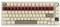 EPOMAKER Ajazz AK820 Pro Teclado Mecánico 75% Inalámbrico para Juegos con Pantalla, Hot Swappable, 2.4GHz/USB/BT5.0, Estructura Gasket, con Perilla, para PC/Mac (Beige, Gift Switch)
