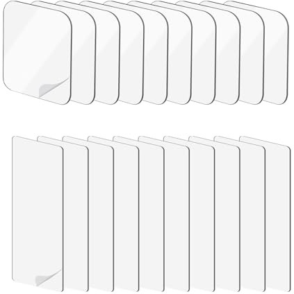 20 Pieces of Double-Sided Adhesive Pads, Waterproof Double-Sided Adhesive, Bathroom Anti-Slip Stickers, Household Daily Necessities.