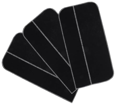 ELAYARD Sacchetti Porta Posate Anti-annerimento 3 Pezzi in Feltro Nero | Coltelli e Forchette, Uso in Cucina, Protezione Delicata e Facile Conservazione