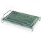 Euronovità SRL Griglia Pietra Ollare Rettangolare Grill con Stand in Acciaio, Grigio, 19 x 37 cm