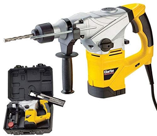 Clarke Contractor CON1500RDV 1500W SDS+ Rotary Hammer Drill - 6479605