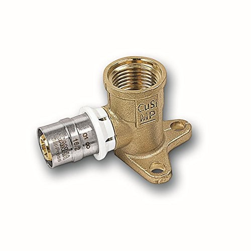 Alu-Verbundrohr Pressfitting bleifrei SANHA Wandscheibe, Universalfl. 20 mm x 1/2