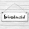 Tschüssikowski - Türschild Dekoschild Wandschild aus Holz 10x30cm