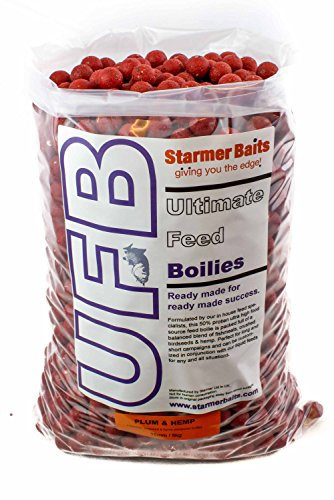 starmerbaits Ultimate feed boilies / 15mm / 5kg / Plum & hemp