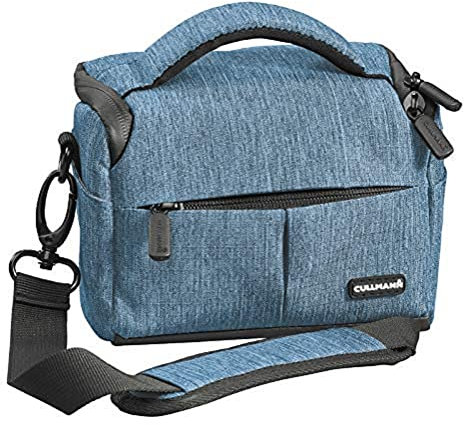 CULLMANN - 90283 - MALAGA Vario 200 - Blau - Kameratasche mit Tragegurt - 140x90x75mm