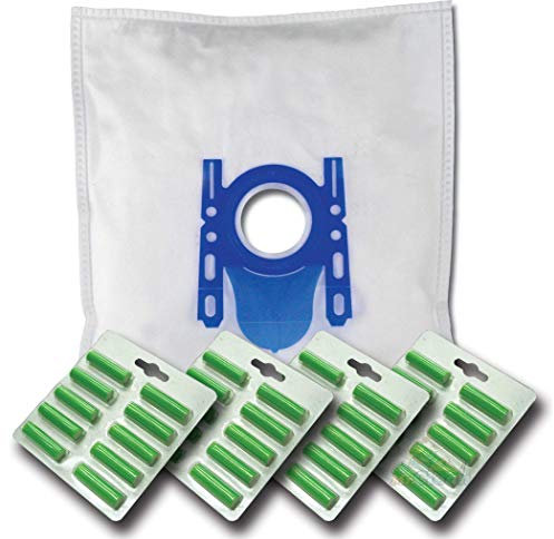 40 x Mr.Clean Staubsaugerbeutel + 40 Duftstäbe geeignet für Siemens Z4.0 Z 4.0 Z3.0 Z 3.0 - kompatibel mit Swirl S62 / S67 / S68 / S73 / Y94