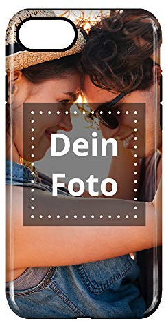 iPhone® 8 Handyhülle mit eigenem Foto Bedrucken – Smartphone Case als personalisierte Schutzhülle (Premium Bumper Rundum-Druck)