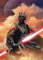 Komar Vlies Fototapete | Star Wars Classic Darth Maul | Größe: 200 x 280 cm (Breite x Höhe), Bahnbreite 50 cm | Tapete, Wandbild, Dekoration, Wandbelag, Kinderzimmer, | DX4-041, bunt