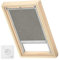 VELUX Original Solar Blackout Roller Blind (DSL), Silver Frame, M08, M38, Dusty Green
