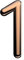 Ultion Sweet Rose Gold Door Numbers '1' - 3inch height - Self Adhering, No Drilling or Screwing Required …