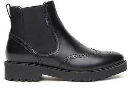 Nero Giardini I411452D Stivaletti Chelsea Donna in Pelle - Nero 38 EU