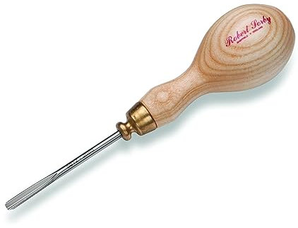 Robert Sorby P501202 Micro V Parting Tool 3mm - Woodcarving Tool - Woodturning Tool for Carving