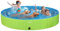 Pecute Piscina per Cane/Gatti(180x30cm), Piscina per Cani da Compagnia Pieghevole Aggiornato con Manico in PVC Antiscivolo Atossico, Robusto e Resistente,Verde