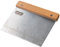 Zenker Teigabstecher aus Edelstahl – Teigschneider mit Linealfunktion – Perfektes Zubehör zum Backen von Brot – Teigtrenner mit Griff aus Holz (Buchenholz) – ca. 15 x 12 x 1,5 cm