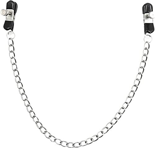 Sexy Nippelclip Bikini Bralette Kette Nippelkette Edelstahl Nippelringe Nicht Piercing Nippelringe Verstellbare Nippelklemmen, Klemmen