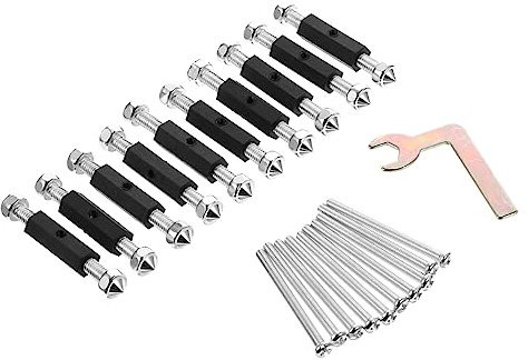 YARNOW 10pezzi Riparazione Scatola Giunzione Con Leva e Chiave Viti in Metallo Ad Alta Resistenza Per Cassette Prese Supporto Parete Resistente Strumento Riparazione Cassetta e Pratico