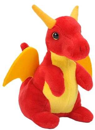 Wild Republic Pocketkins Eco Drache, Plüschtier, 12 cm, Plüschspielzeug, Hergestellt aus recycelten Materialien, Umweltfreundlich