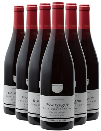 Bourgogne Côte Chalonnaise Pinot Noir - Rouge 2022 - Cave des vignerons de Buxy - Vin Rouge de Bourgogne (6x75cl)