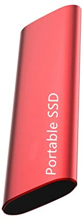 8TB External SSD Hard Drive Portable SSD Hard Drive 1TB 2TB 4TB External Hard Drive 1TB HDD for Laptop with Type C USB 3.1 (Color : Red, Size : 4TB)