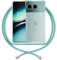 ANFAIRLACE Handykette Hülle Kompatibel mit oneplus Nord 4, Handyhülle mit Band Anti-Gelb TPU Transparent Silikon Schutzhülle Klar Case, Grun