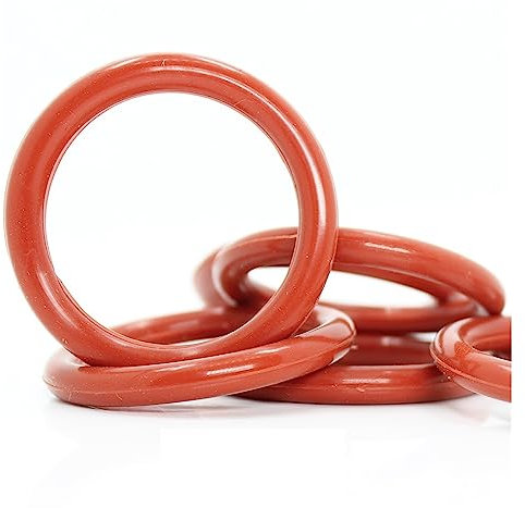 KOVNOVI 5PCS CS3,55mm Silikon O RING ID206/208/212/218/220/225 * 3,55mm O-Ring VMQ Dichtung Dichtung Dicke 3,55mm ORing Zubehör(ID240x3.55mm-Red)