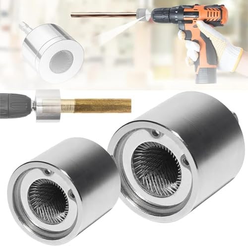 Copper Pipe Cleaners Plumbing for Drill, 15+22mm Copper Pipe Cleaner, Metal Tube Cleaning Brushes for Copper Pipe, Electric Drill Bit Pipe Cleaners