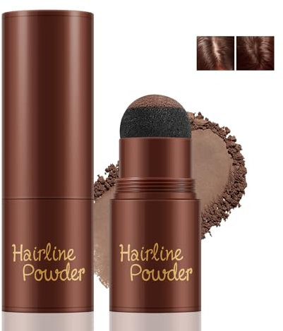 Boobeen Haarwurzel Touch Up Powder Stick, Haarpuder für dünner werdendes Haar und zum sofortigen Kaschieren von Haarausfall, Haarpuder für Männer und Frauen