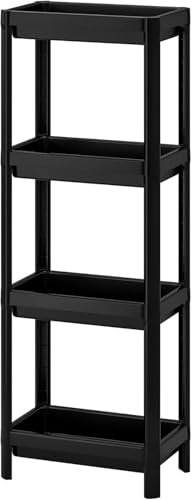 Generisch VESKEN Regal, schwarz, 37x23x101 cm