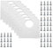 Hinge Repair Plate - 6 PCS Cabinet Hinge Repair Plate with 48Pcs Mounting Screws for Wood, Furniture, Shelves, Cabinet, Protects Wooden Kitchen Cabinet Doors