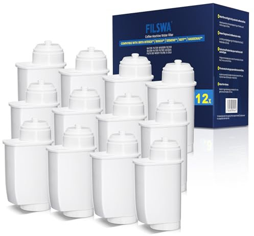 Filswa Kaffeevollautomat Wasserfilter für Siemens EQ-Series, EQ6 Plus S700, EQ9 S900 S500, EQ500, EQ700, EQ900. Hochwertige und effiziente, wirtschaftliche Alternative