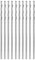YUOIUX Broca helicoidal multifunción, 10 unidades, pequeñas brocas de vástago recto de 1,0 mm