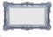 Lnxp WANDSPIEGEL BAROCKSPIEGEL Spiegel IN Silber 96x57 ANTIK BAROCK Rokoko Shabby CHIC Retro Design 75SP